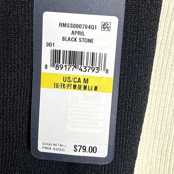 Rachel Roy Womens Odette Ribbed Sleeveless Blouse Size M‎ Black Stone Knit NWT - Picture 5 of 9